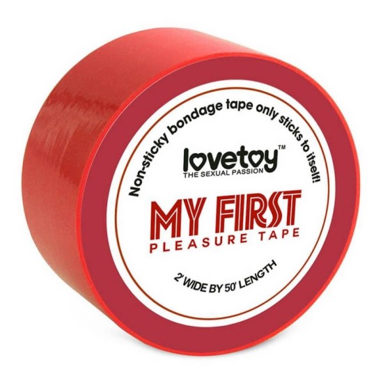 Κόκκινη Ταινία Ακινητοποίησης - My First Non Sticky Bondage Tape Red Fetish Toys 