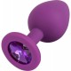 Πρωκτική Σφήνα Με Κόσμημα - Colorful Joy Jewel Purple Plug Sex Toys 
