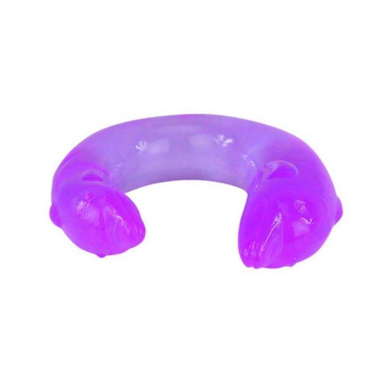 Διπλό Ομοίωμα - Double Dolphin Purple Sex Toys 