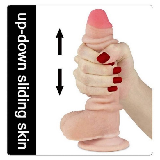 Sliding Skin Dual Layer Dong Sex Toys