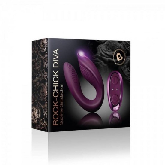Chick Diva G Spot & Clitoral Vibrator With Remote Sex Toys