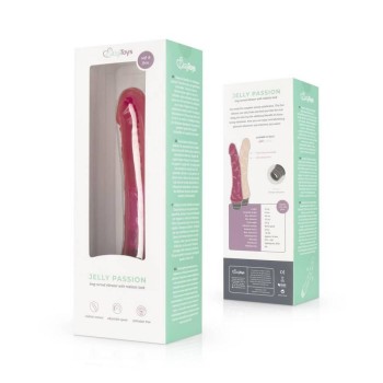 Jelly Passion Realistic Vibrator Pink 23cm