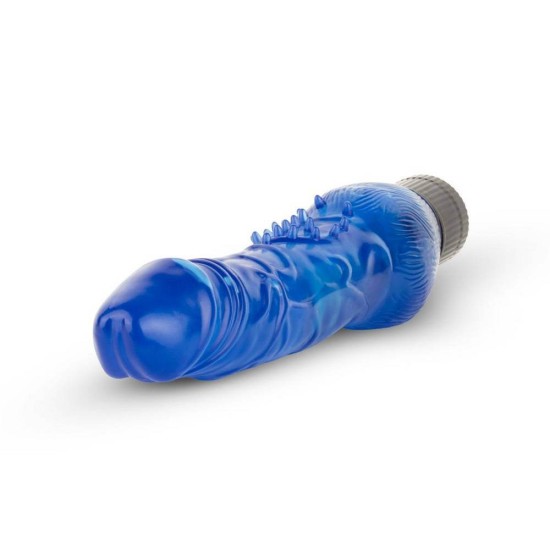 Ρεαλιστικός Δονητής Με Κουκκίδες - Jelly Infinity Realistic Vibrator Blue 23cm Sex Toys 