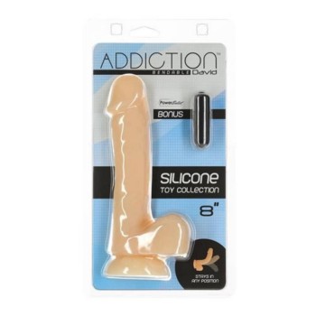 Ρεαλιστικό Πέος Σιλικόνης - Addiction David Flexible Dildo 19cm
