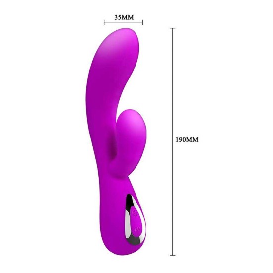 Επαναφορτιζόμενος Rabbit Δονητής – Honey Rabbit Vibrator Purple Sex Toys 