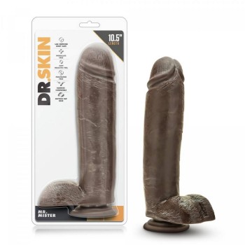 Mr. Mister Dildo With Suction Cup Chocolate