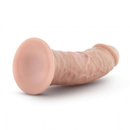 Εύκαμπτο Ομοίωμα Πέους - Realistic Dildo With Suction Cup 8'' Vanilla Sex Toys 