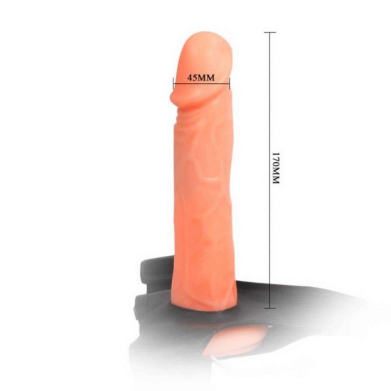 Δονούμενο Κούφιο Ομοίωμα Με Ζώνη - Jessica Vibrating Strap On 17cm Sex Toys 