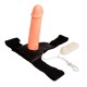 Δονούμενο Κούφιο Ομοίωμα Με Ζώνη - Jessica Vibrating Strap On 17cm Sex Toys 