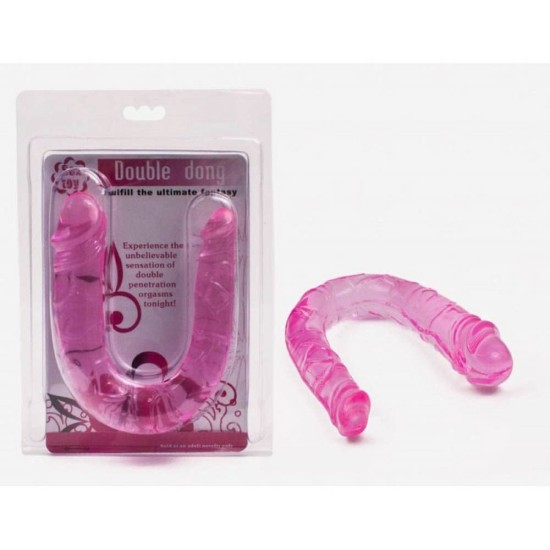 Εύκαμπτο Διπλό Ομοίωμα - Double Dong Pink Sex Toys 