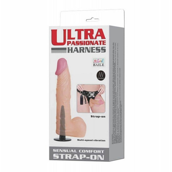 Στραπόν Με Δονούμενο Πέος - Ultra Passionate Vibrating Harness No.3 Sex Toys 