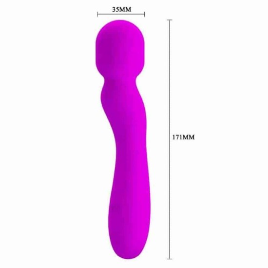 Επαναφορτιζόμενη Συσκευή Μασάζ - Paul Rechargeable Wand Vibrator Purple Sex Toys 