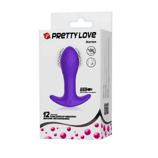 Morton Anal Plug Massager Purple Sex Toys