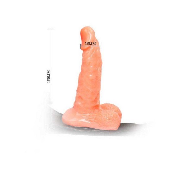 Ομοίωμα Πέους Με Ζώνη - Sensual Comfort Strap On 16cm Sex Toys 
