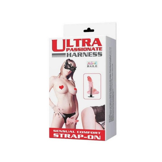 Ομοίωμα Πέους Με Ζώνη - Sensual Comfort Strap On 16cm Sex Toys 