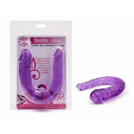 Εύκαμπτο Διπλό Ομοίωμα - Double Dong Purple Sex Toys 