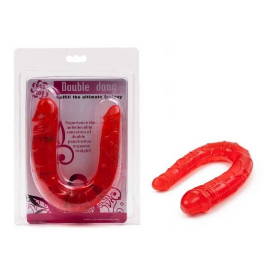 Εύκαμπτο Διπλό Ομοίωμα - Double Dong Red Sex Toys 