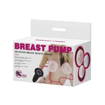 Αυτόματη Αντλία Διόγκωσης Στήθους - Breast Pump Pink 2