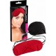 Eye Mask Set 2pcs Black Red Fetish Toys 