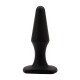  Πρωκτική Σφήνα Σιλικόνης Με Λιπαντικό Και Καθαριστικό - Black Mont M Silicone Plug Sex Toys 