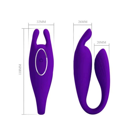 Ασύρματος Δονητής Ζευγαριών - Bill Sensual Pleasure Couples Vibrator Sex Toys 