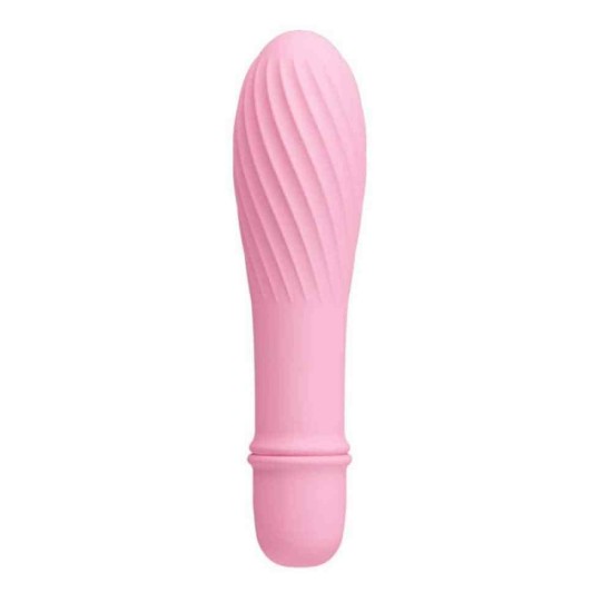 Μίνι Δονητής Με Ραβδώσεις - Solomon Mini Vibrator Pink Sex Toys 