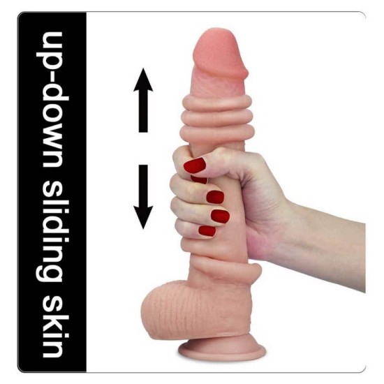 Εύκαμπτο Ομοίωμα Πέους - Sliding Skin Dual Layer Dong 1 Sex Toys 