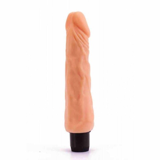 Real Feel Cyberskin Vibrator 8 Inches Sex Toys