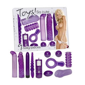 Σετ Παιχνιδιών Για Ζευγάρια - Toys So Cute Couples Set Purple