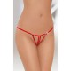 Crotchless String 2295 Red Erotic Lingerie 