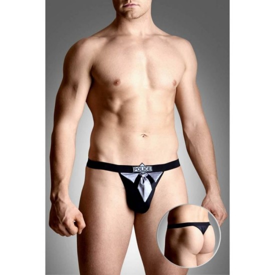 Police Men's Thong 4490 Black Sexy Presents 