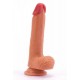 Εύκαμπτο Μαλακό Ομοίωμα Με Βεντούζα - Dual Layered 8 inch Silicone Dildo Sex Toys 