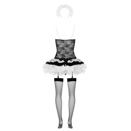 Σέξι Στολή Καμαριέρας - Housemaid 5pcs Costume Ερωτικά Εσώρουχα 