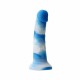 Ρεαλιστικό Ομοίωμα Σιλικόνης - Yum Yum Realistic Dildo Blue 18cm Sex Toys 