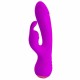 Broderick Rechargeable Rabbit Vibrator Purple Sex Toys