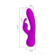 Broderick Rechargeable Rabbit Vibrator Purple Sex Toys