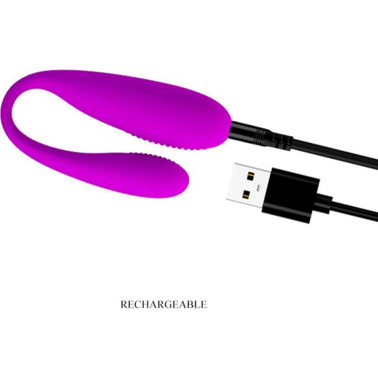 Ασύρματος Δονητής Ζευγαριών - Aldrich Remote Couples Vibrator Purple Sex Toys 