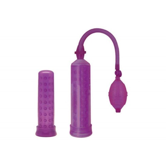 Αντλία Διόγκωσης Πέους - Charmly Pleasure Pump Purple Sex Toys 