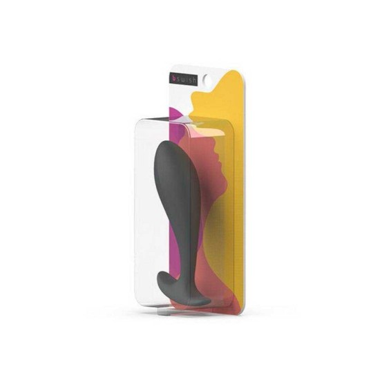  Σφήνα Για Διέγερση Προστα΄τη - Bfilled Basic Prostate Plug Slate 10cm Sex Toys 