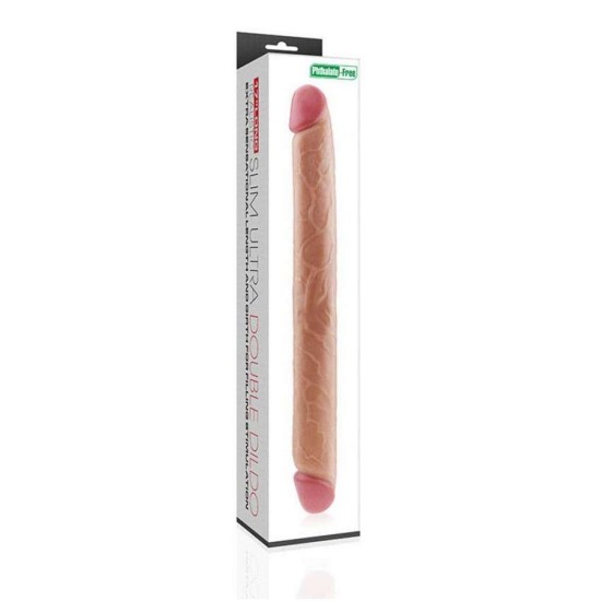 Διπλό Ομοίωμα Πέους – Realistic Slim Ultra Double Dildo 43cm Sex Toys 