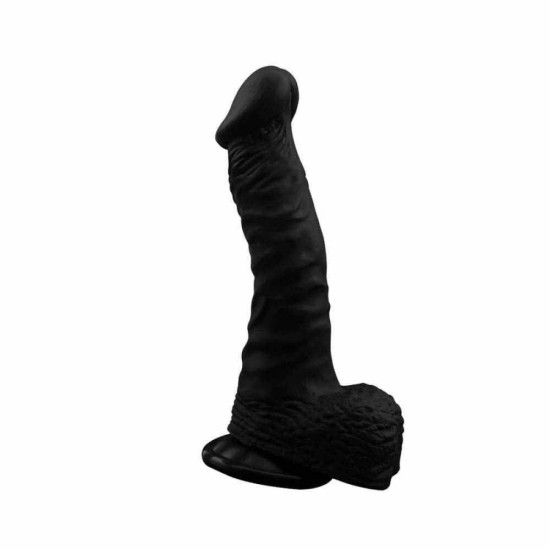 Κυρτό Ομοίωμα Σιλικόνης - Politician Liquid Silicone Dildo Black 19cm Sex Toys 