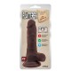 Μαλακό Ομοίωμα Πέους – Flatterer Dildo Brown 18cm Sex Toys 