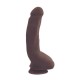 Μεγάλο Ομοίωμα Πέους – Carnal Pleasure Dildo Brown 24cm Sex Toys 