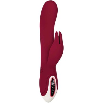 Διπλός Φουσκωτός Δονητής - Evolved Inflatable Bunny Vibrator Red