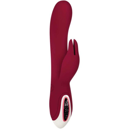 Evolved Inflatable Bunny Vibrator Red Sex Toys