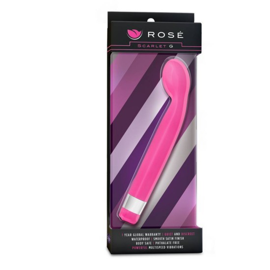 Ροζ Δονητής Σημείου G - Rose Scarlet G Spot Vibrator Pink Sex Toys 
