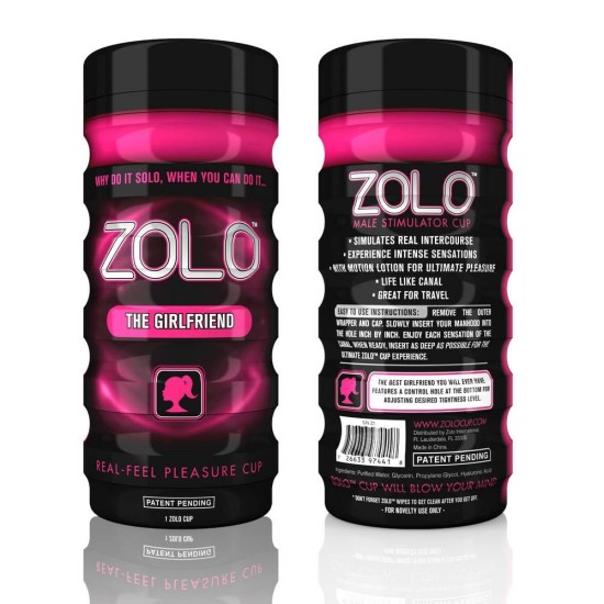 Αυνανιστήρι Με Ανάγλυφο Εσωτερικό - Zolo The Girlfriend Stroker Cup Sex Toys 