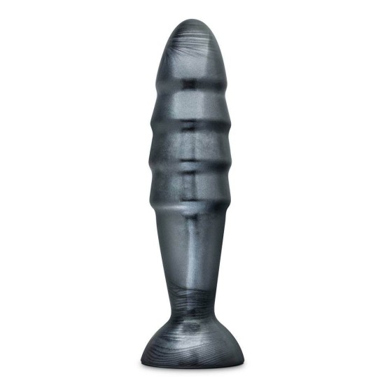 Μεγάλο Πρωκτικό Ομοίωμα - Jet Destructor Anal Dildo Carbon Metallic Black 27cm Sex Toys 