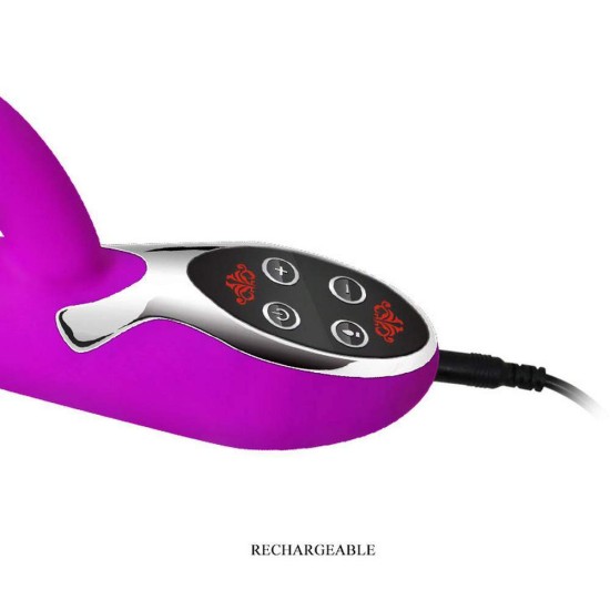 Rabbit Δονητής Με Θέρμανση - Hot Heating Rabbit Vibrator Pink Sex Toys 
