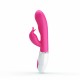Κολπικός Και Κλειτοριδικός Δονητής - Felix Silicone Rabbit Vibrator Pink Sex Toys 